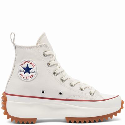 Női Converse Color Run Star Hike Platform Cipő CO1927850 Bézs/Piros